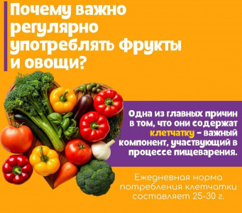 Неделя популяризации потребления овощей и фруктов